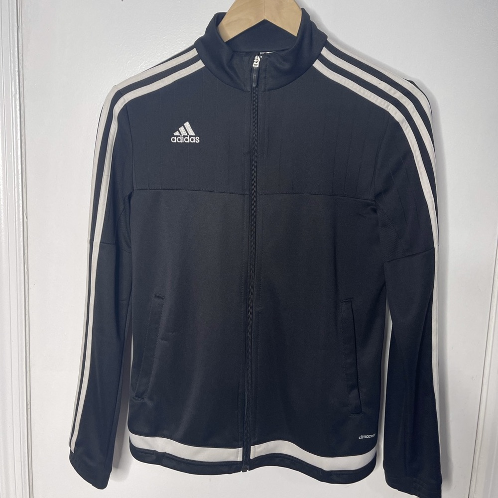 Black adidas jacket size Small
